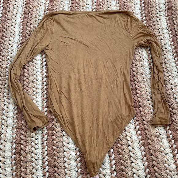 3 for $20! Tan Bodysuit - Picture 2 of 2